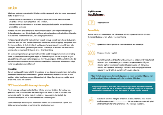 Undervisningsmaterial Lär känna Jesus