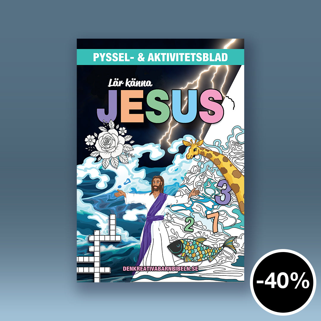 Pyssel- & aktivitetsblad Lär känna Jesus