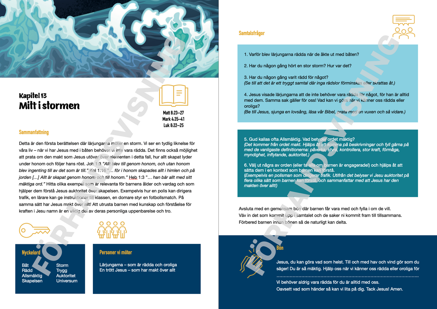 Undervisningsmaterial Lär känna Jesus